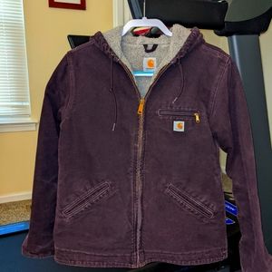 Women's plum purple Carhartt jacket